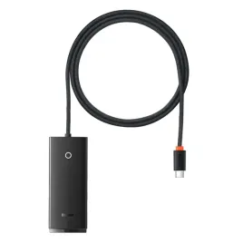 lite-series-przejsciowka-hub-usb-c-4x-usb-3-0-1m-czarny-baseus