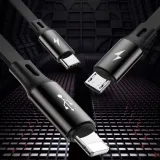 baseus-golden-loop-rozwijany-kabel-3w1-usb-micro-usb-lightning-usb-c-stan-nowy-kolor-czarny