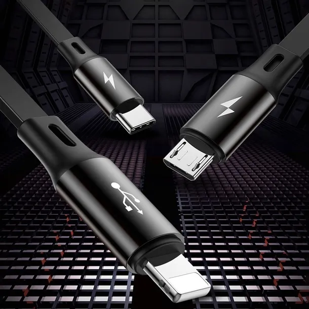 baseus-golden-loop-rozwijany-kabel-3w1-usb-micro-usb-lightning-usb-c-stan-nowy-kolor-czarny