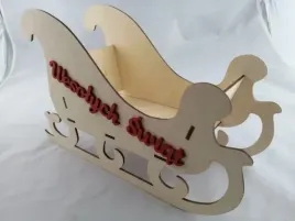 sanie-na-prezent-dekoracja-swiateczna-na-swieta
