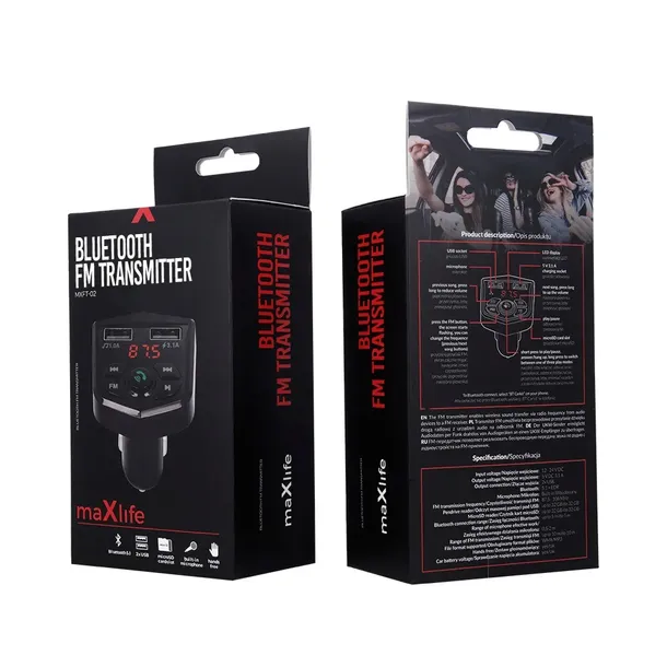 maxlife-transmiter-fm-bluetooth-mxft-02-czarny-waga-z-opakowaniem-0-3-kg