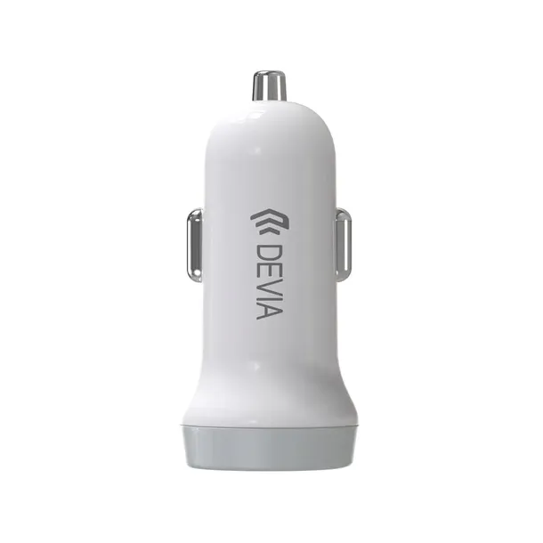 devia-ladowarka-samochodowa-smart-2x-usb-31a-biala-kabel-usb-c-stan-nowy