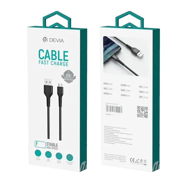 devia-kabel-gracious-usb-microusb-10-m-24a-czarny-waga-z-opakowaniem-0-3-kg-stan-nowy