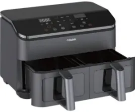 cosori-dual-basket-hot-air-fryer-caf-r901-aeu-black-1750-watts-2-baskets