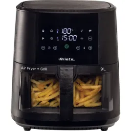 ariete-9l-black-air-fryer-1500-watts-9-liter-basket-with-viewing-window
