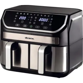 ariete-dual-metal-9l-hot-air-fryer-stainless-steel-black-2100-watts-2-ba