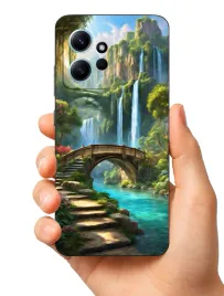 etui-case-do-xiaomi-redmi-note-12-12-4g-mosty-wodospady-widoki-krajobraz