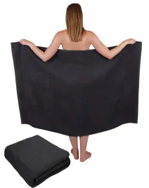 betz-zestaw-2-recznikow-szary-grafit-150-x-100-cm