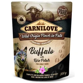 carnilove-adult-buffaloandrose-petals-300g