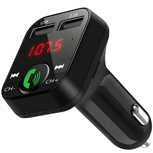 transmiter-bluetooth-samochodowy-fm-ladowarka-odbiornik-audio-2x-usb-sd-mp3-stan-nowy