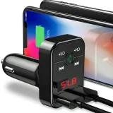 transmiter-bluetooth-samochodowy-fm-ladowarka-odbiornik-audio-2x-usb-sd-mp3-stan-nowy-waga-z-opakowaniem-0-15-kg