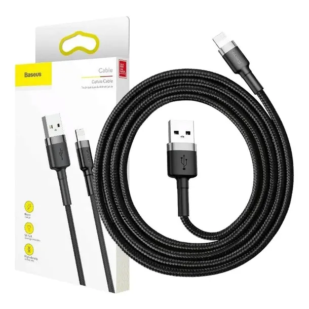 kabel-lightning-usb-baseus-cafule-15a-2m-szaro-czarny-stan-nowy-marka-bez-marki