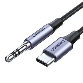 kabel-mini-jack-35mm-aux-do-usb-c-ugreen-av143-1m-czarny