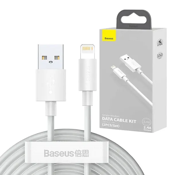 kabel-usb-do-lightning-baseus-simple-wisdom-2-4a-1-5m-bialy-2szt-stan-nowy-marka-bez-marki