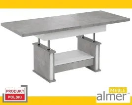 lawostol-stol-lawa-l29-szuflada-rozkladana-do-200cm-beton-jasny-bialy