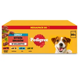 karma-mokra-dla-psa-pedigree-wybor-smakow-w-galaretce-saszetki-80x100g