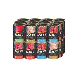 dolina-noteci-karma-mokra-dla-psa-rafi-mix-smakow-24x-400-g