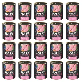 dolina-noteci-20xkarma-mokra-dla-psa-rafi-z-indykiem-borowka-zurawina-800-g