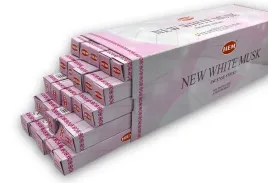 kadzidelka-indyjskie-hem-new-white-musk-200szt