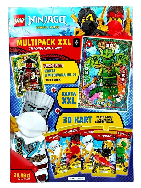 Multipack XXL Lego Ninjago TCG seria 11 - Dragon Storm.