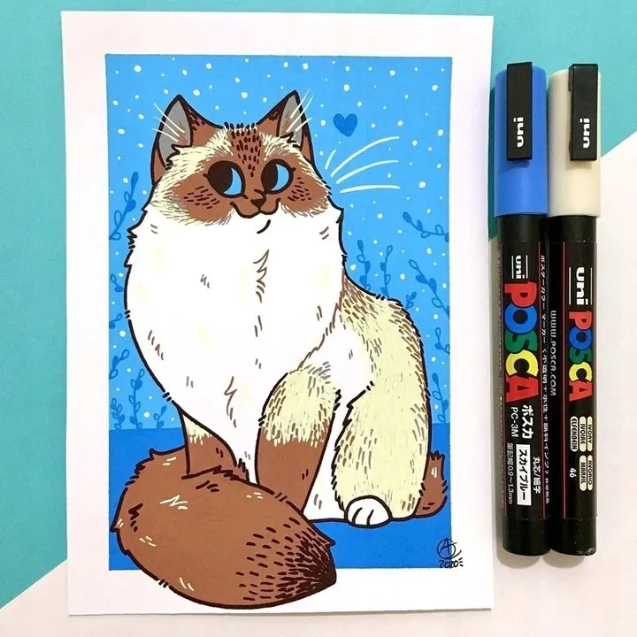 marker-posca-pc-5m-szary-nr-37-stan-nowy
