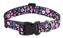 obroza-psa-wzor-miekka-regulowana-do-spacerow-w-kwiatki