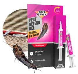 Zdjęcie produktu Trutka NO PEST na Rybiki 10g Żel Pasta Środek na Rybiki Cukrowe i Srebrzyki