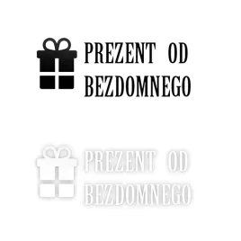 naklejka-prezent-od-bezdomnego-na-samochod-na-auto-kolor