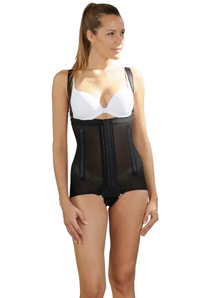 Francuski pas po abdominoplastyce, plastyce brzucha, zapięcie przód, rozm.M