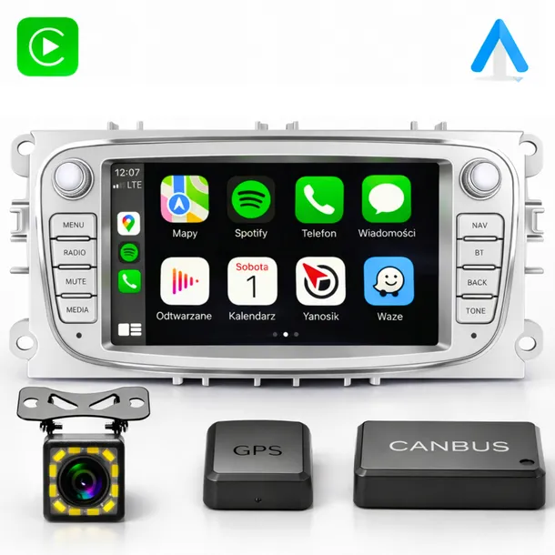 RADIO ANDROID FORD MONDEO MK4 FOCUS MK2 MK3 GALAXY CARPLAY NAWIGACJA WIFI