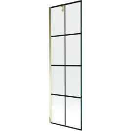 mexen-next-parawan-nawannowy-1-skrzydlowy-60-x-150-cm-czarny-wzor-zloty