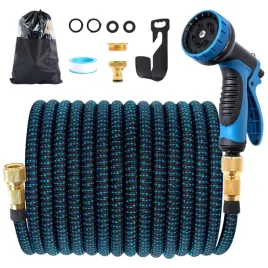 mocny-waz-ogrodowy-rozciagliwy-elastyczny-do-wody-pistolet-nawadnianie-15m