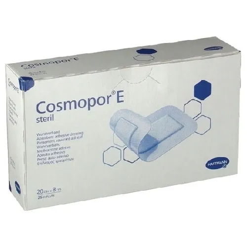 Cosmopor E 20 cm x 8 cm Opatrunek z wkładem chłonnym HARTMANN 25 sztuk