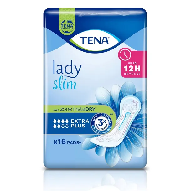 Tena Lady Slim Discreet Extra Plus wkładki chłonne 16 sztuk