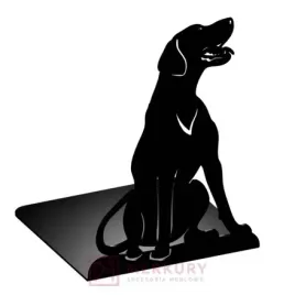 podporka-do-ksiazek-ozdobna-pies-czarna