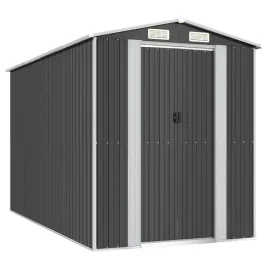 szopa-ogrodowa-antracytowa-192x357x223cm-stal-galwanizowana
