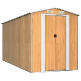 szopa-ogrodowa-jasnobrazowa-192x440x223-cm-stal-galwanizowana