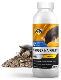 Zdjęcie produktu ODSTRASZACZ KRETÓW ŚRODEK NA KRETY NORNICE GRYZONIE BARIERA 4KRET 500ML