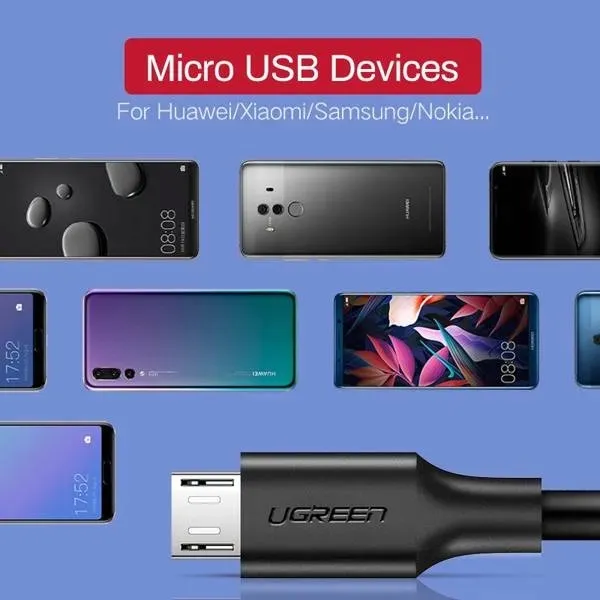 kabel-usb-do-micro-usb-ugreen-qc-3-0-2-4a-0-5m-czarny-kod-producenta-60135-stan-nowy