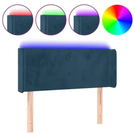 zaglowek-led-do-lozka-93x16x78-88cm-aksamit-ciemnoniebieski