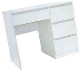 biurko-do-pracy-nauki-mlodziezowe-4-szuflady-biale