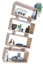regal-azurowy-na-ksiazki-dekoracje-zabawki-4-polki