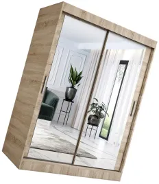 dwudrzwiowa-szafa-przesuwna-lustrzany-front-150-cm