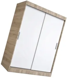 szafa-przesuwna-na-ubrania-150x200-dab-sonoma-biel