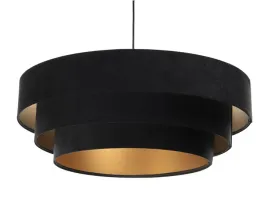 lampa-wiszaca-nad-stol-welurowa-potrojny-abazur