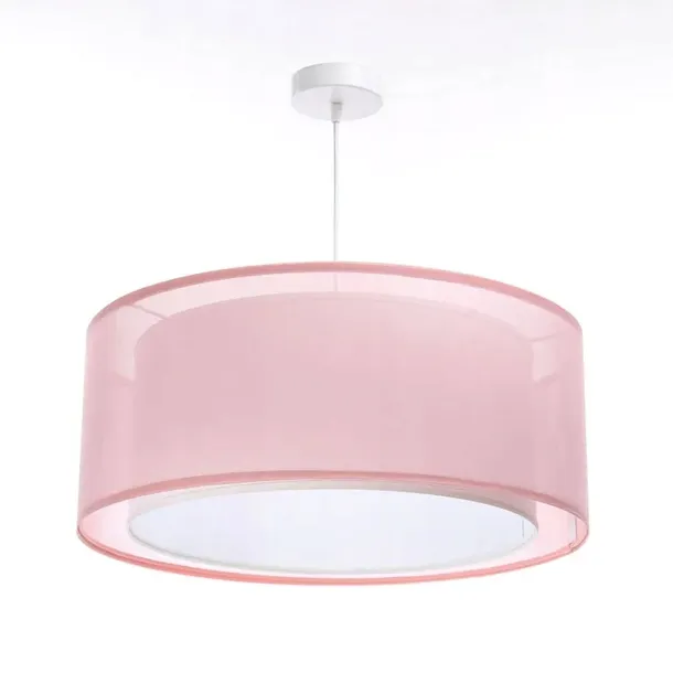 lampa-wiszaca-z-dwuczesciowym-abazurem-rozowa-duza-pomieszczenie-jadalnia-kuchnia-salon-sypialnia