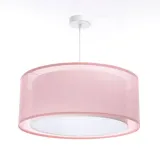 lampa-wiszaca-z-dwuczesciowym-abazurem-rozowa-duza-pomieszczenie-jadalnia-kuchnia-salon-sypialnia