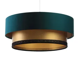 lampa-wiszaca-glamour-nad-stol-z-abazurem-zielona