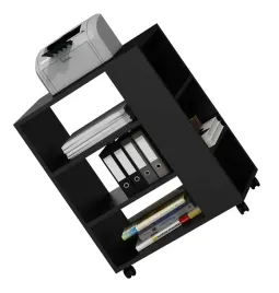 czarna-szafka-pod-drukarke-na-dokumenty-stolik-pomocniczy-na-kolkach-regal