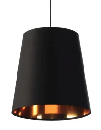 czarna-lampa-wiszaca-nad-stol-glamour-klosz-stozek